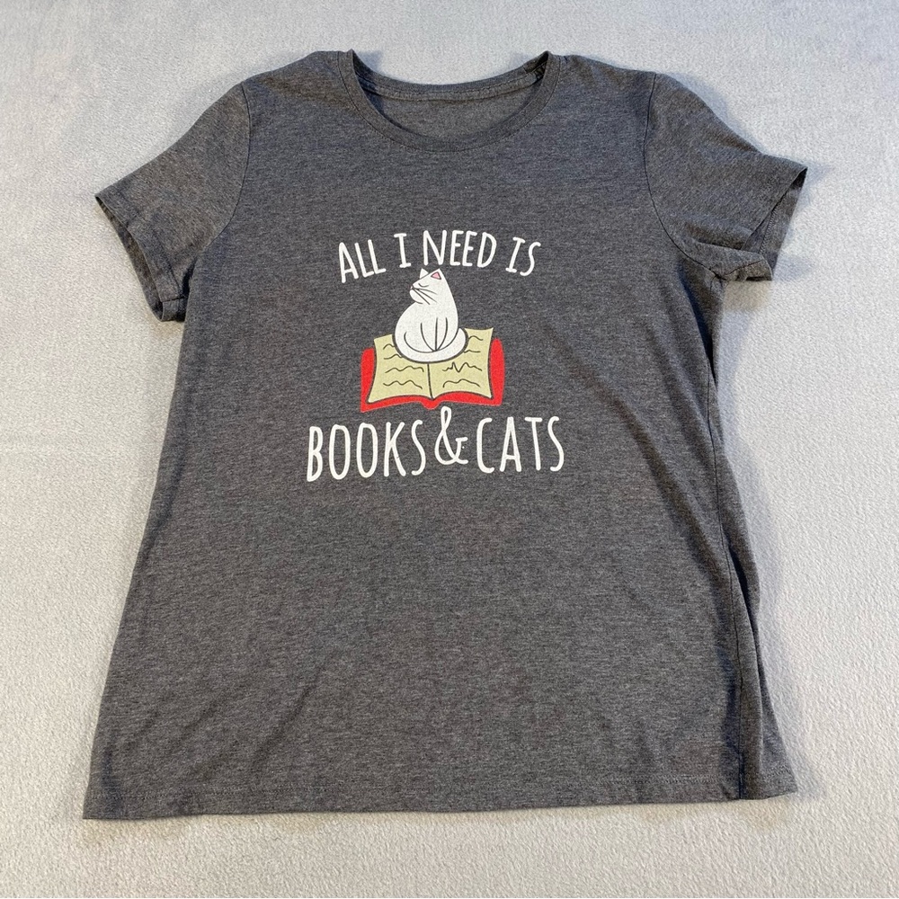 Women’s Dark Gray Graphic short sleeves T-shirt, size S